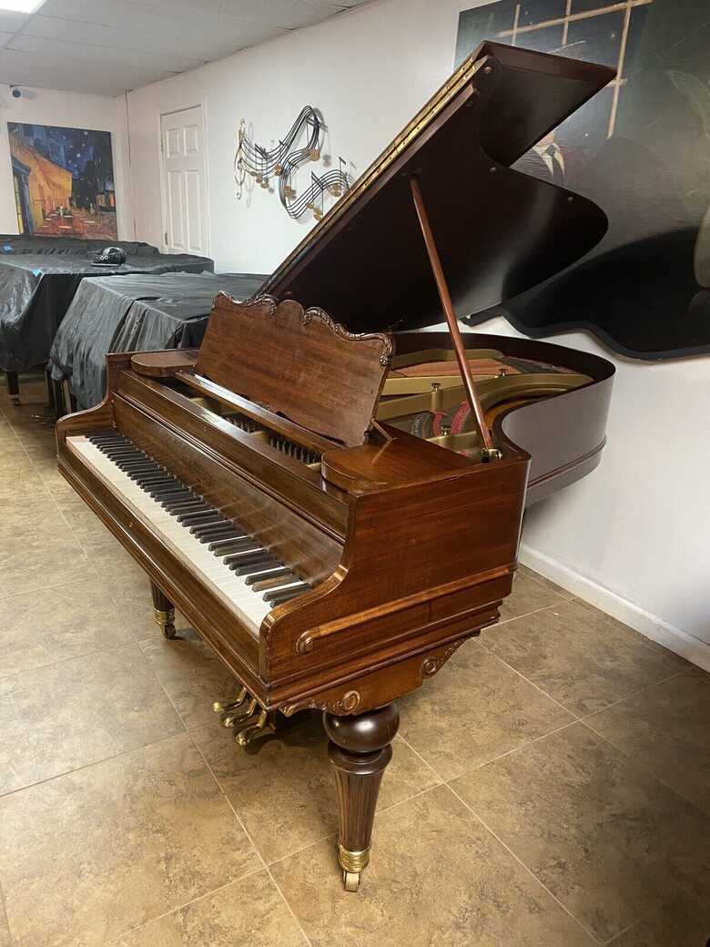 Gorgeous Victorian Chickering baby grand piano