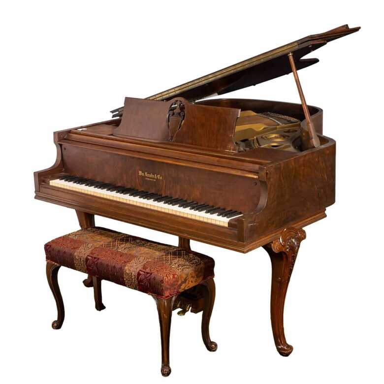 A Wm. Knabe Co. baby grand piano