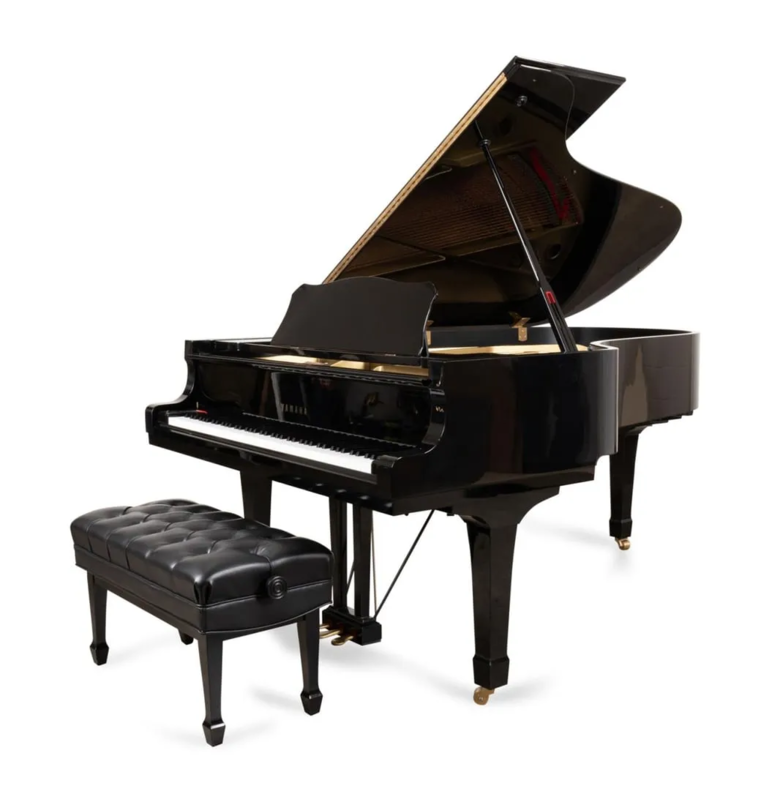 Immaculate Yamaha C7 ebony Grand Piano 7'6''
