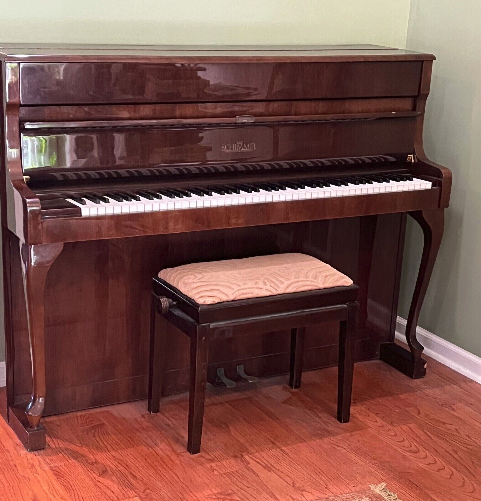 Schimmel superior sounding German upright piano