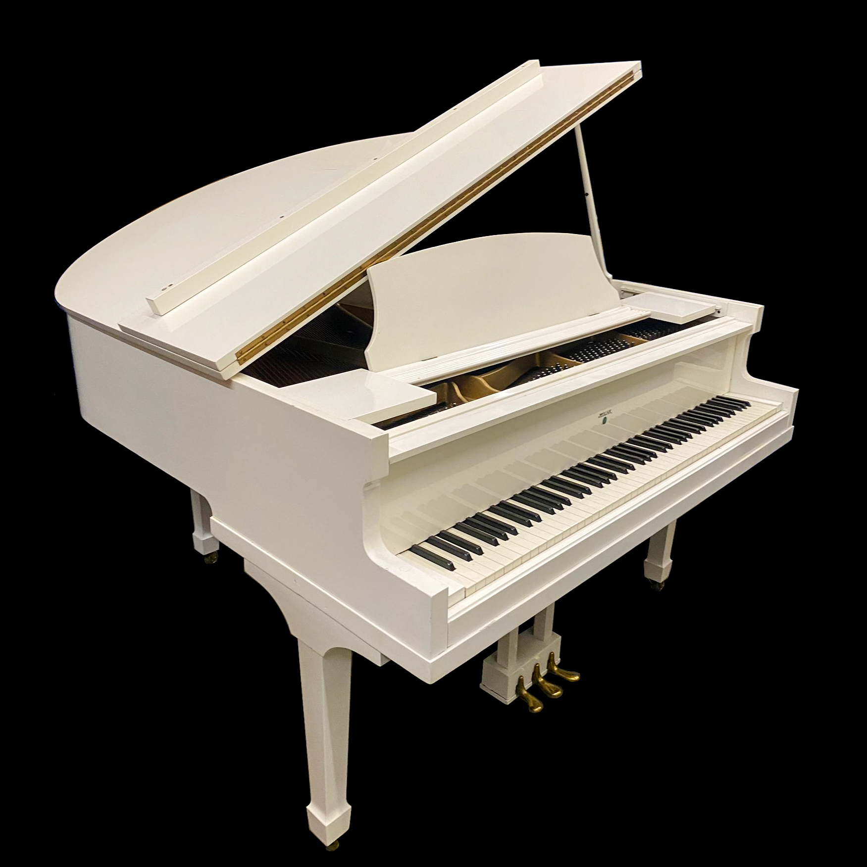Sweet white baby grand piano 4'10''