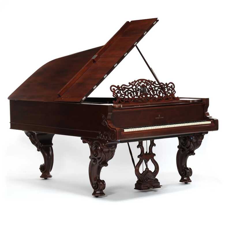 Steinway & Sons Style 1, Rosewood Early Parlor Grand Piano