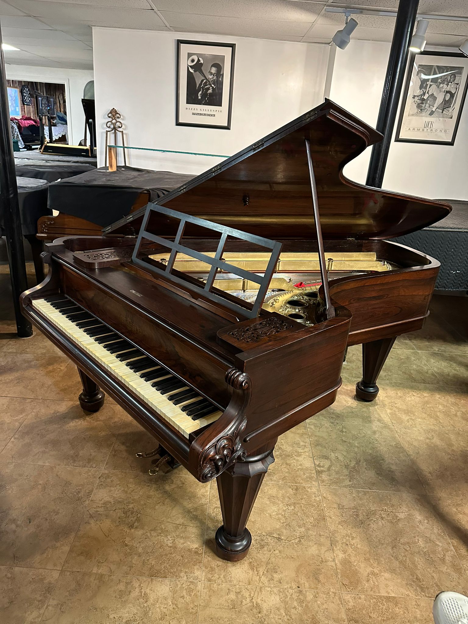 Historical CHICKERING & SONS 5’7” grand piano