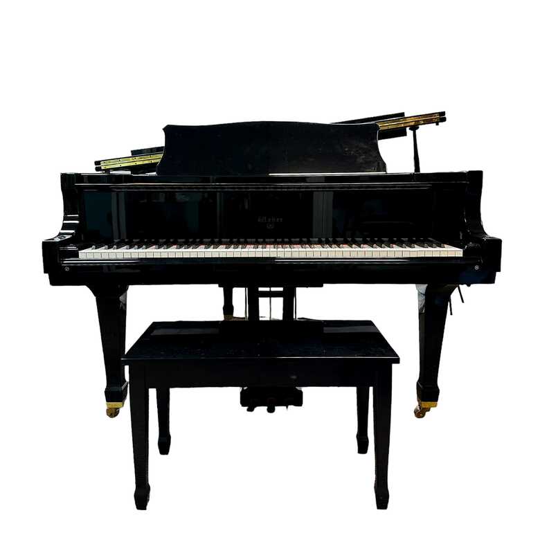 Black Lacquer Weber WG-57 Baby Grand Piano