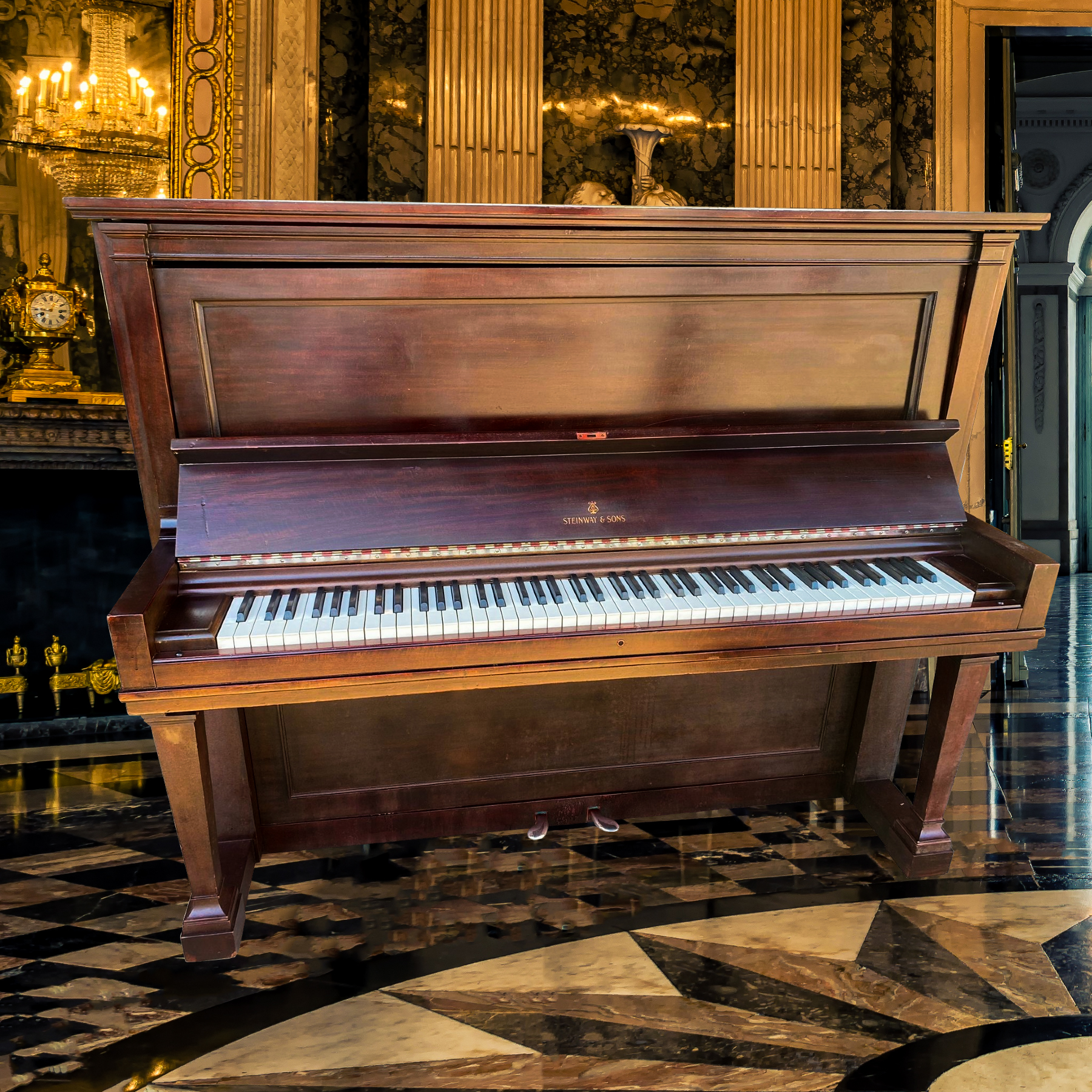 Fabulous sounding Steinway & Sons upright grand upright 52''