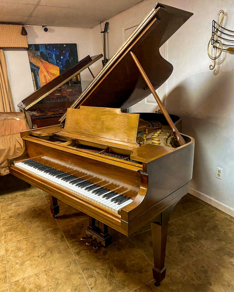 A great Steinway & Sons 5'7'' grand piano