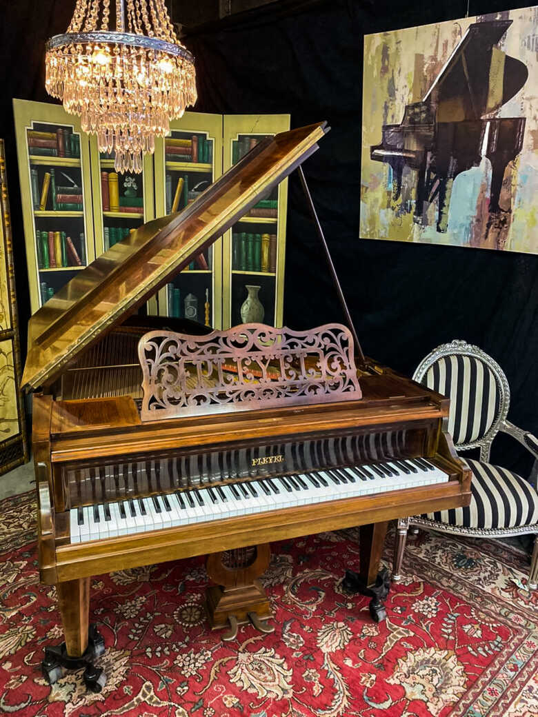 Rare and beautiful PLEYEL 6'4'' grand piano 