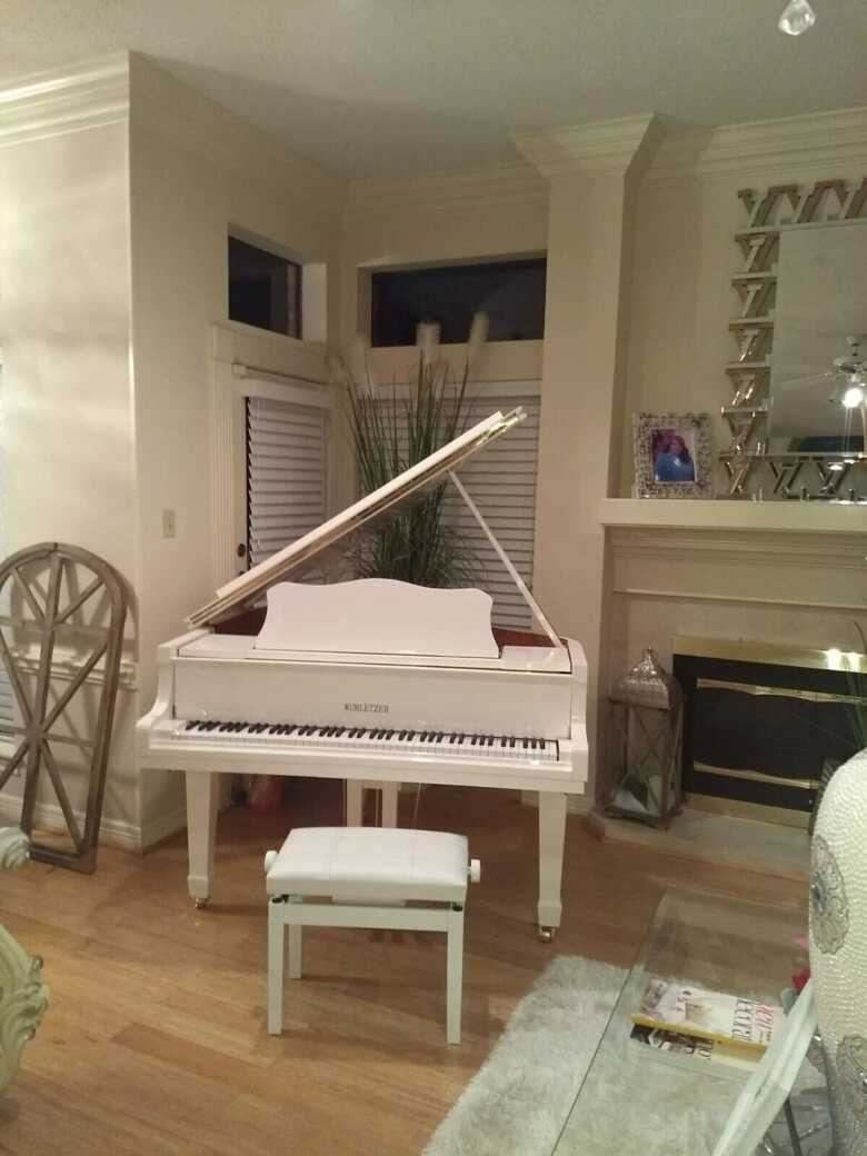 2024 Brand New white 4'11'' baby grand piano