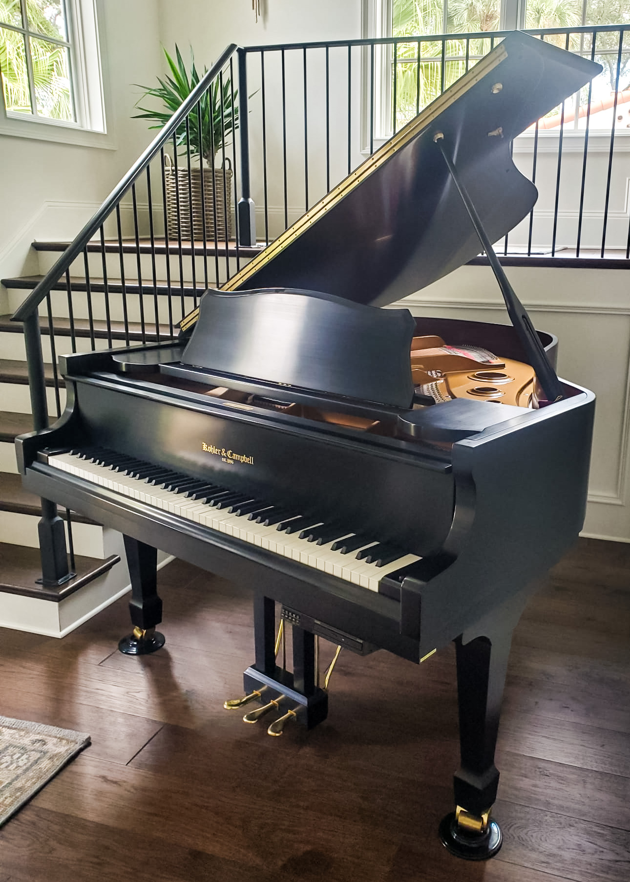 Kohler & Campbell Grand Piano 5'8" PianoDisc Bluetooth Self-