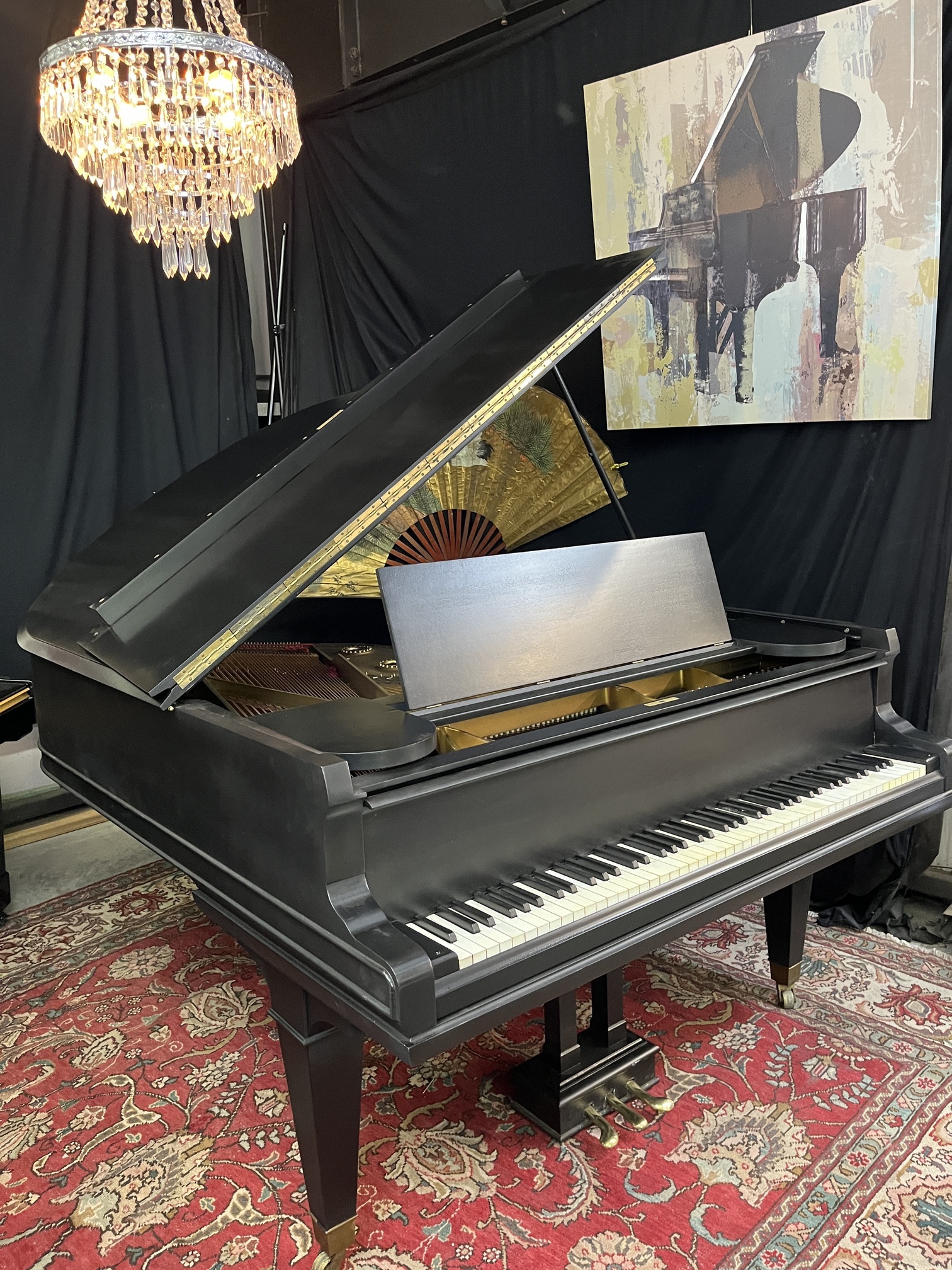 Mason & Hamlin Grand Piano Model AA – 6'2" in Elegant Ebony