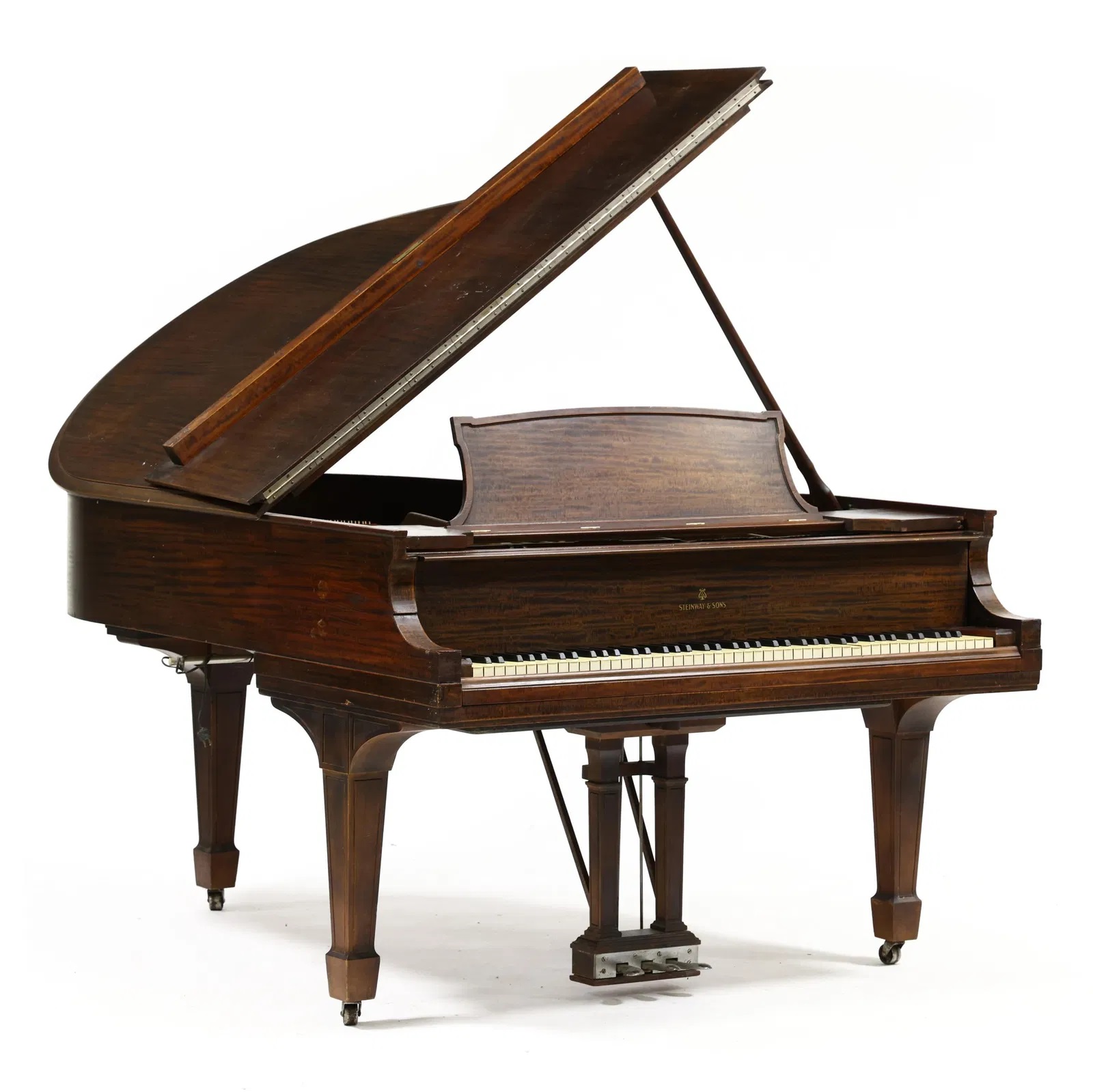 Steinway & Sons Mahogany "Capo d'Astro" Grand Piano - A Rare