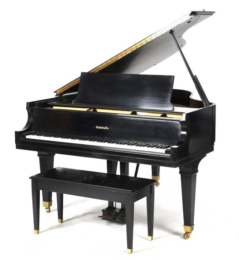 Baldwin Model R Grand Piano - Ebony Finish