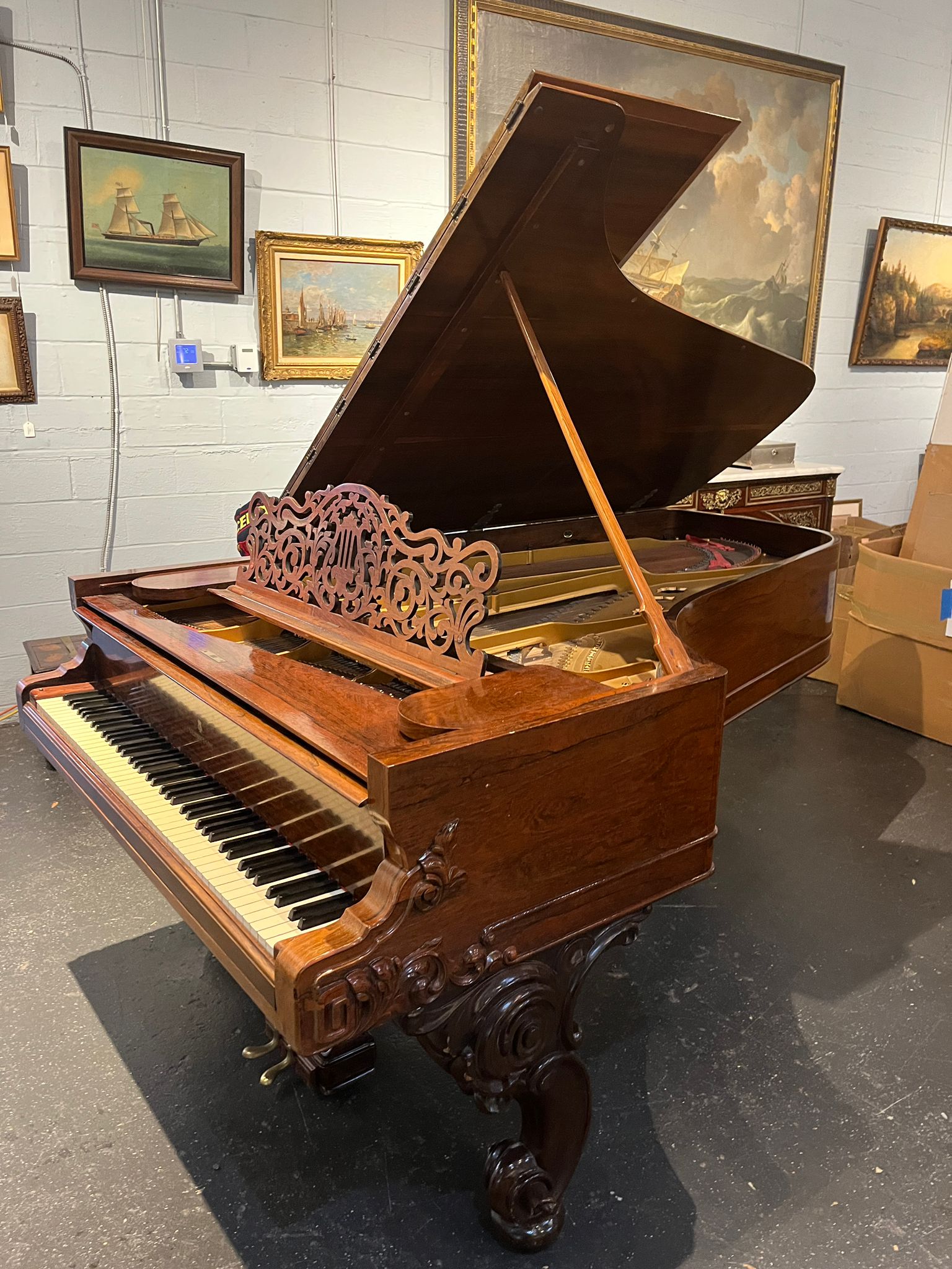 Steinway & Sons 6'10" Grand Piano – Victorian Style