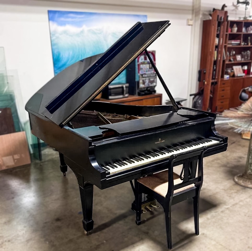 1928 Steinway & Sons Model L Grand Piano - Ebony Finish