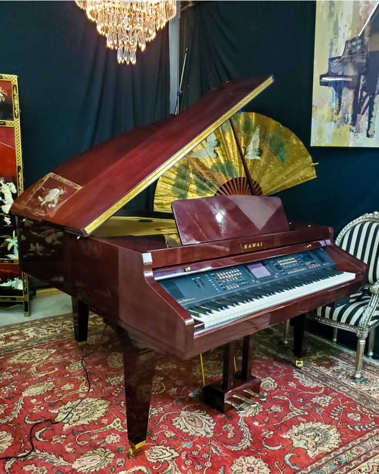 Kawai CP 205 Digital Grand Piano - 5'3" Gloss Mahogany