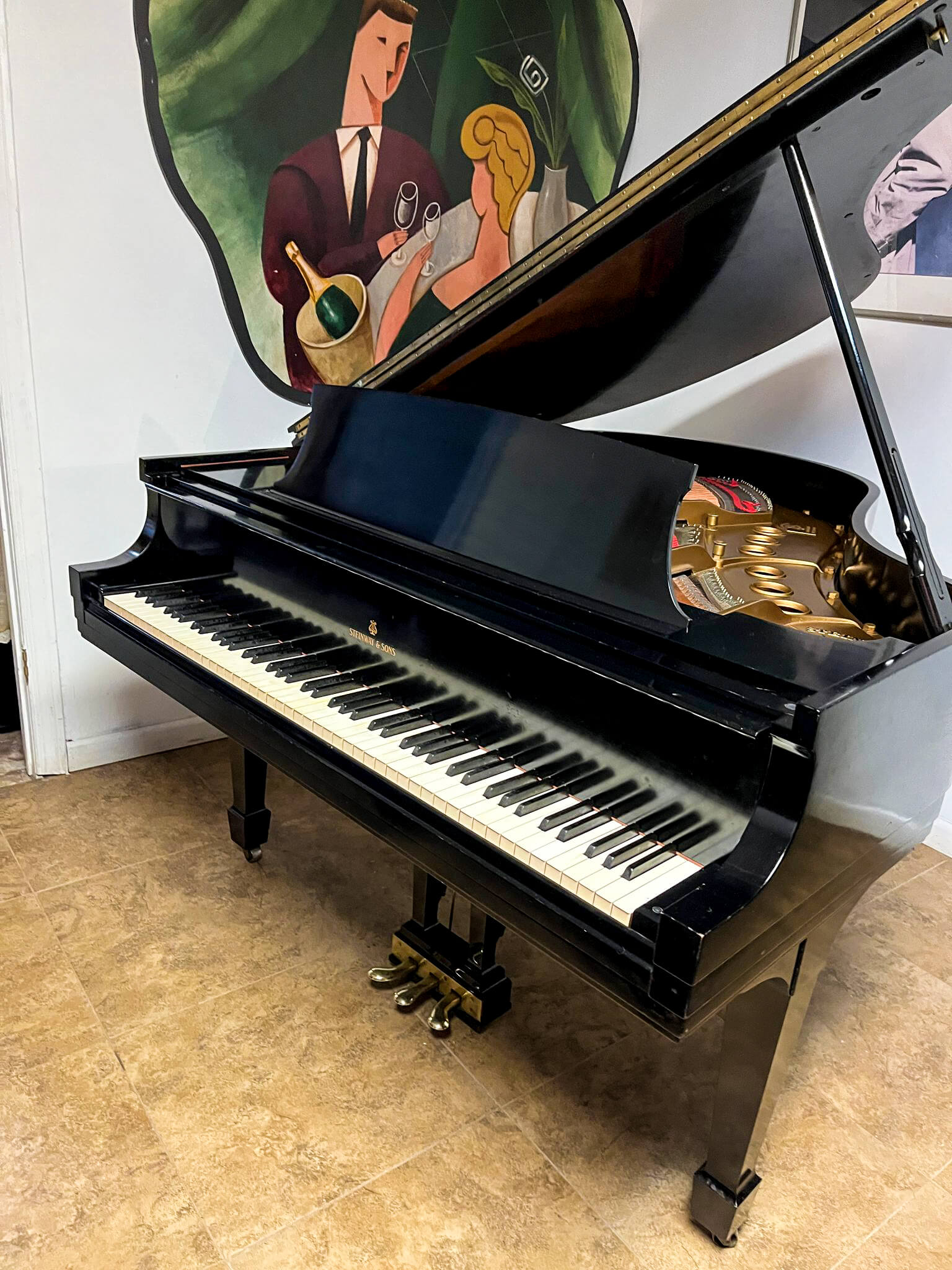 Steinway & Sons Model M 5'7" Grand Piano – Ebonized Finish