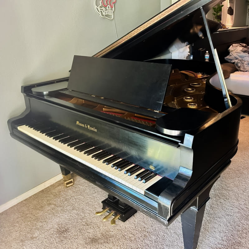 Mason & Hamlin BB 7' Grand Piano Concert Ready
