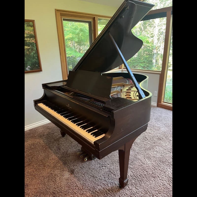 Steinway & Sons M 5'7 Grand Piano – Mahogany Powerful Tone