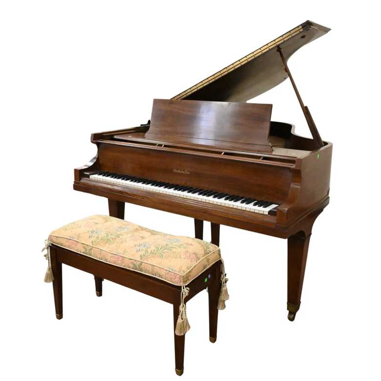 Baldwin Mahogany Grand Piano – 6'3" – Rich American Tone