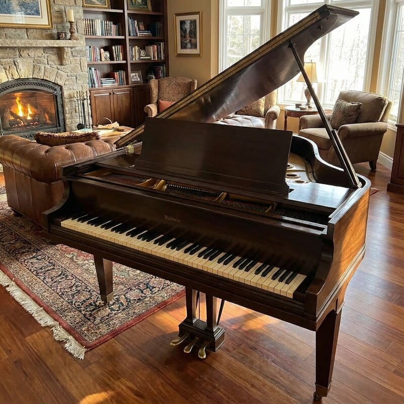 Baldwin Model M Grand Piano – 5'2" – Mahogany
