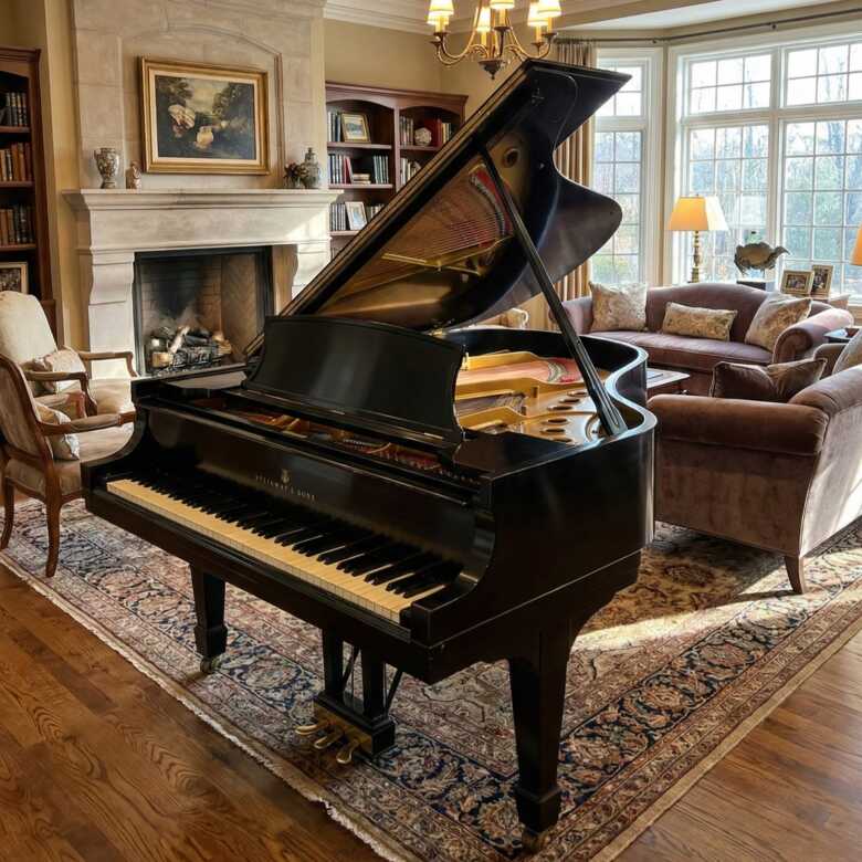 Steinway Model M – 5'7" – Ebonized