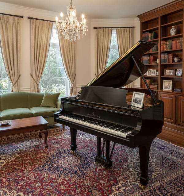 Steinway Model S Grand Piano – 5'1" – Black