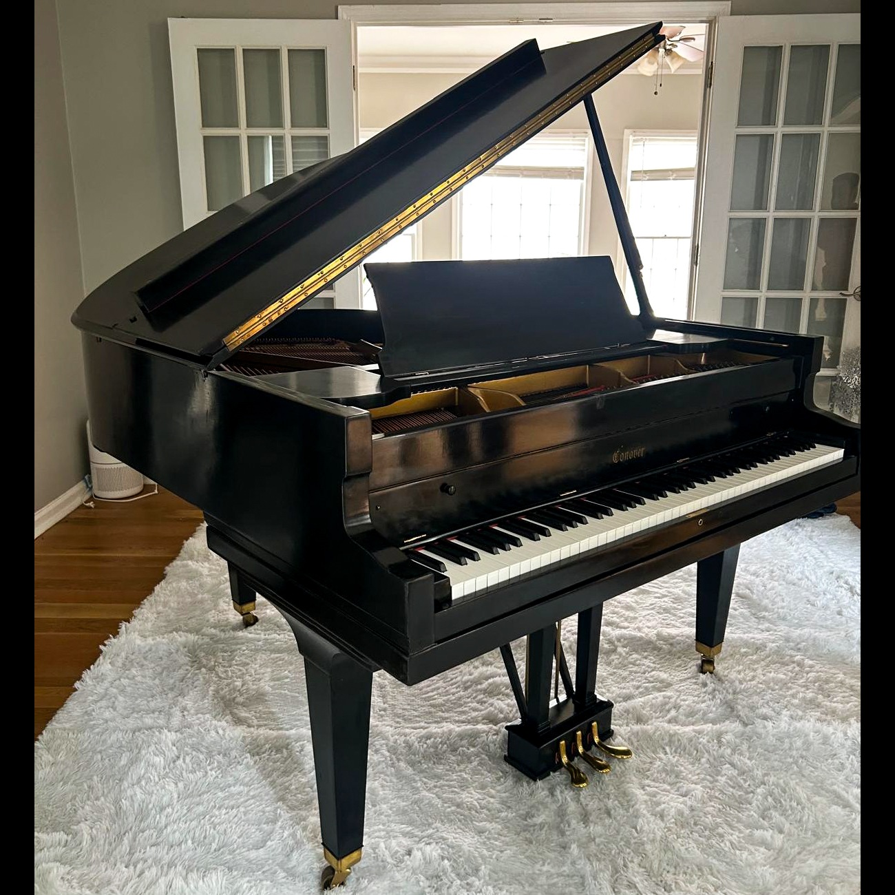 Conover Baby Grand Piano – 5'1" – Ebony Polish