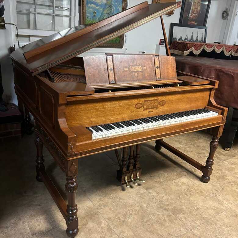 Weber NY Mahogany Baby Grand Piano 6'