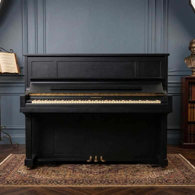 Steinway Model 1098 Upright Piano 45" – Black