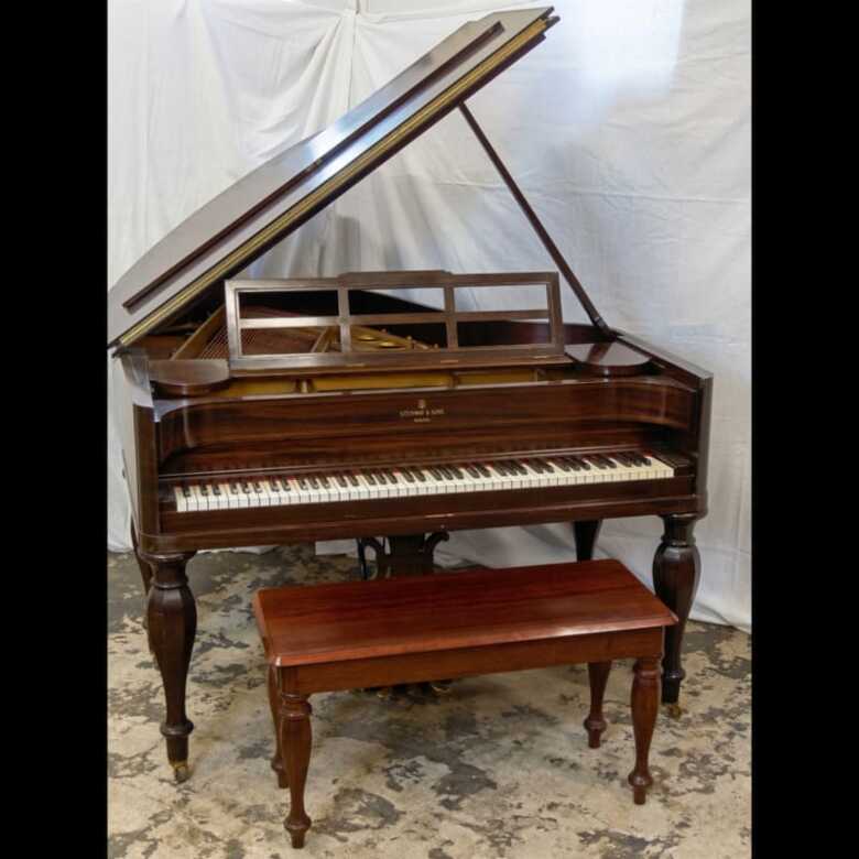 Steinway & Sons Grand Piano – Mahogany Inlaid Case
