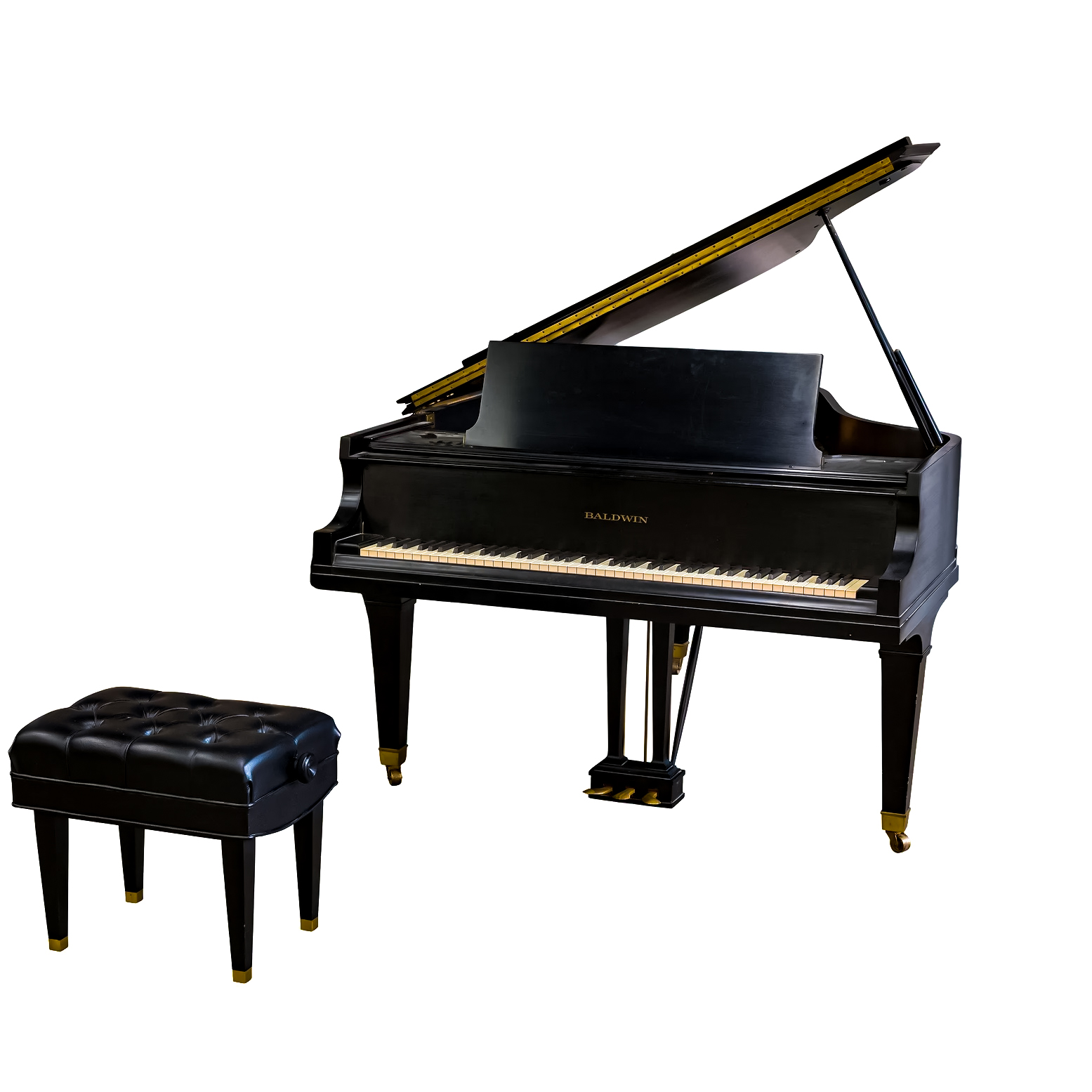 Baldwin Artist Series Grand Piano – Model L (6’3”) Matte Ebo