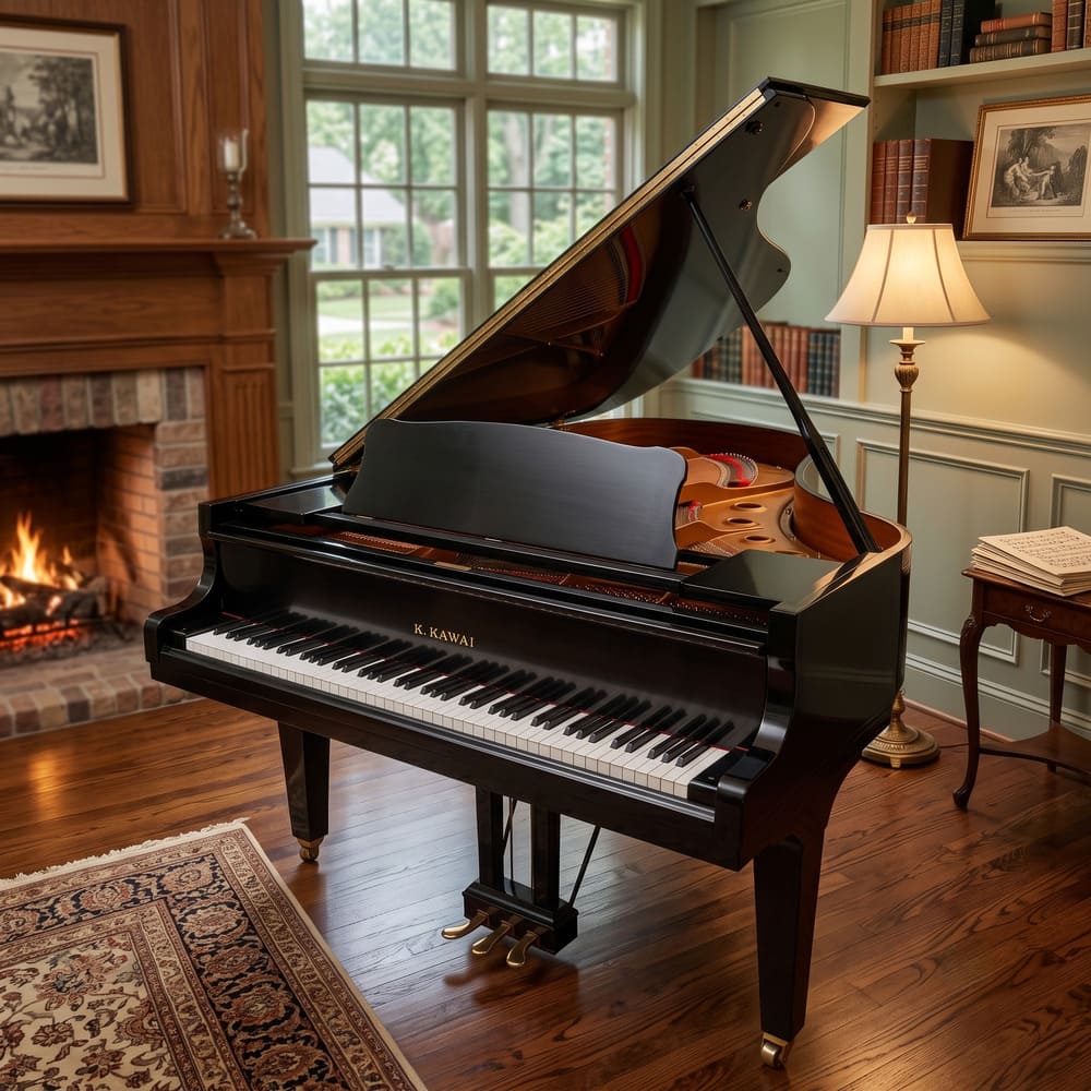 Kawai GE-1 Grand Piano – 5’1” Glossy Black