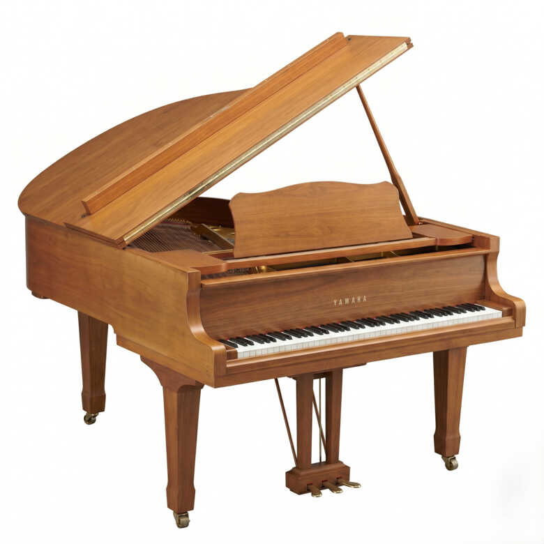 Yamaha Baby Grand Piano – Warm Satin Wood Finish