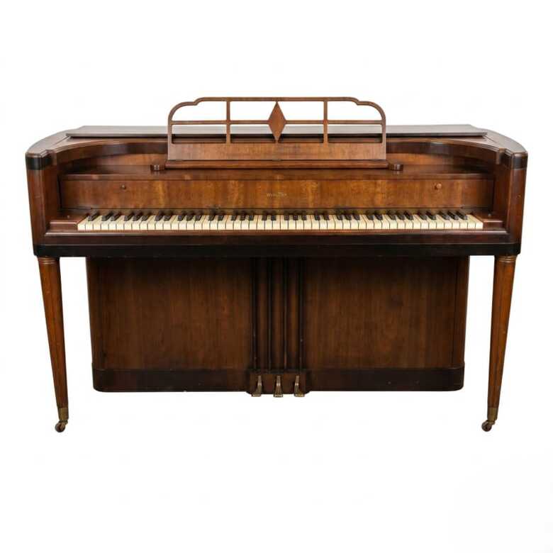 Rare Wurlitzer Art Deco Console Piano