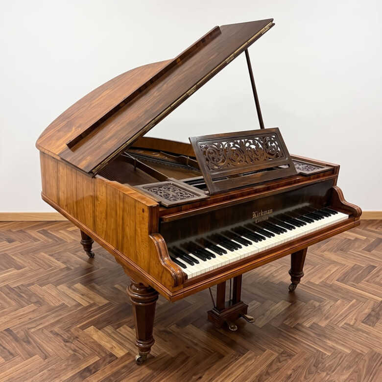 Victorian British Elegance: Kirkman 5'10" Grand Piano