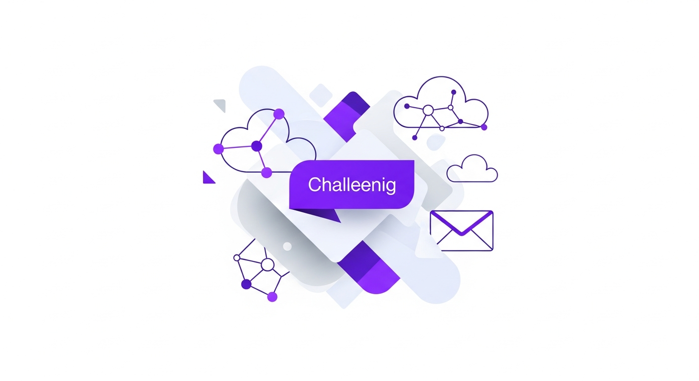 Representação de uma plataforma de vendas unificada com módulos de CRM, email, atendimento e sucesso do cliente