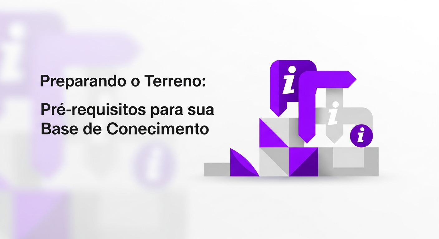 Diagrama mostrando a integração da base de conhecimento com CRM, VoIP e IA.