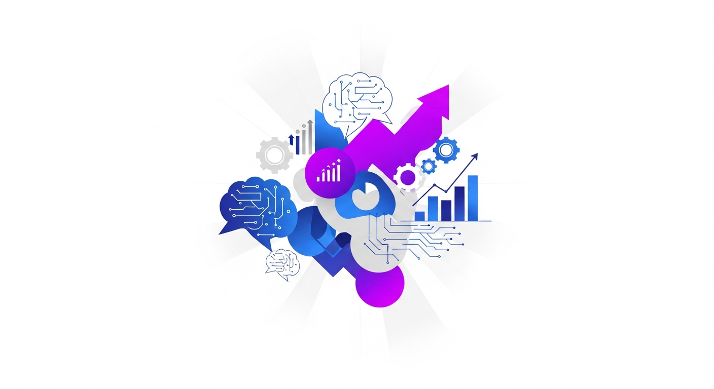 Um dashboard de Customer Success mostrando métricas de satisfação do cliente e health score, com setas apontando para um perfil de consultor, indicando a integração dos dados.