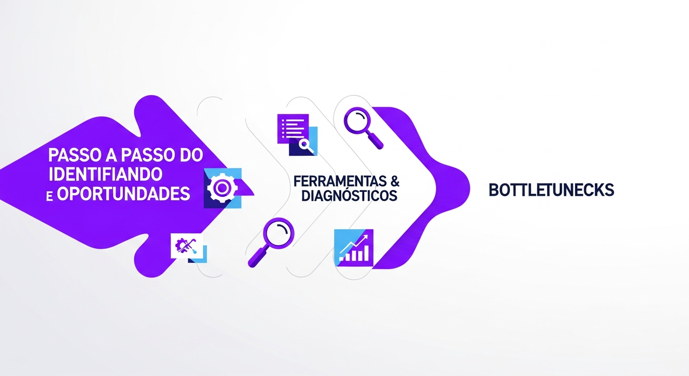 Representação de análise de dados e gráficos, simbolizando a otimização contínua impulsionada por IA