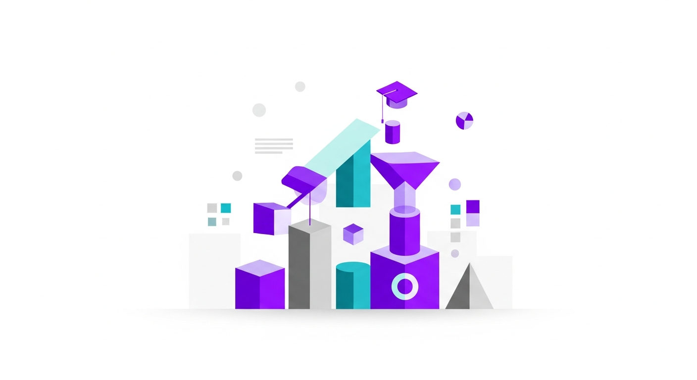  Representação visual de um pipeline de vendas com cards sendo arrastados entre as etapas de um CRM.