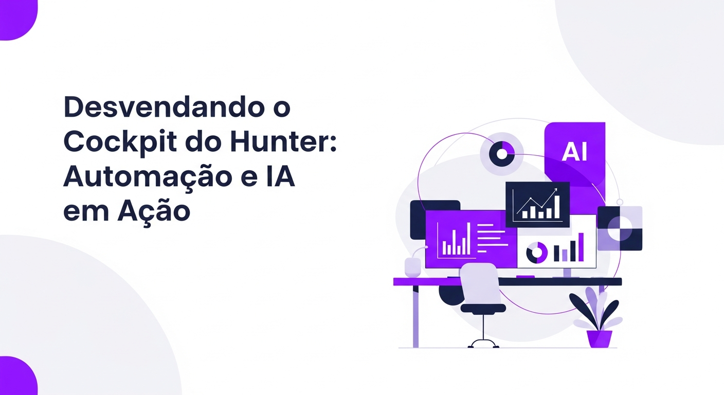  Equipe da FinCorp comemorando o sucesso, com Ana sorrindo e Carlos apontando para um dashboard de resultados positivos em um monitor.