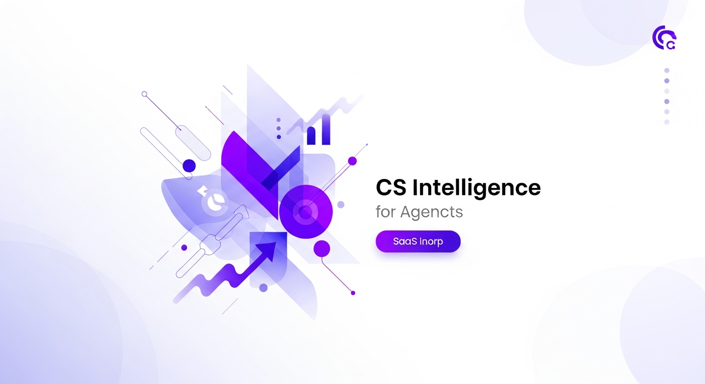  Representação gráfica de um painel de CS Intelligence mostrando health score, churn prediction e engajamento de clientes.