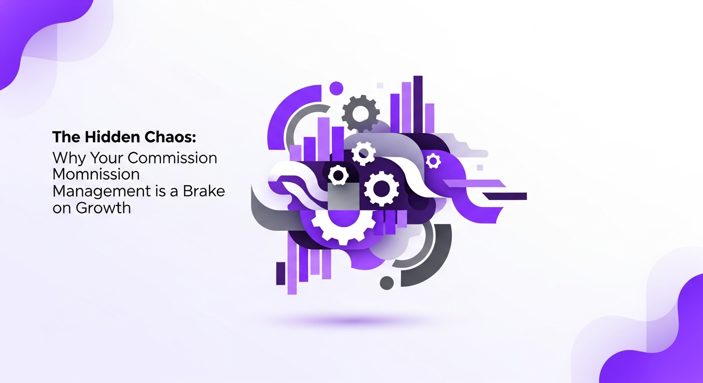 Dashboard de comissões com gráficos e métricas claras