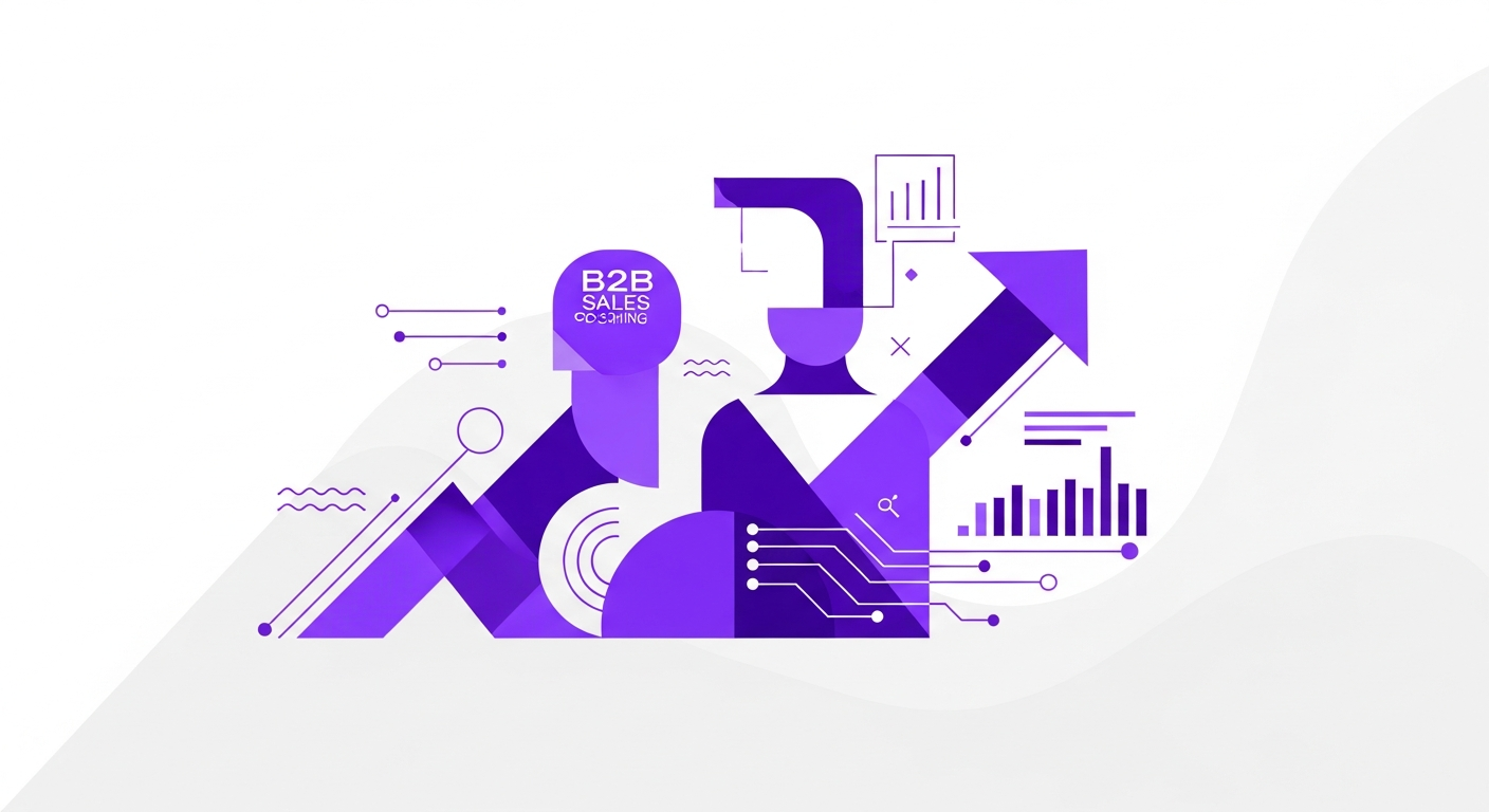 Equipe comercial de tecnologia em sessão de coaching, utilizando uma plataforma digital com métricas visuais.