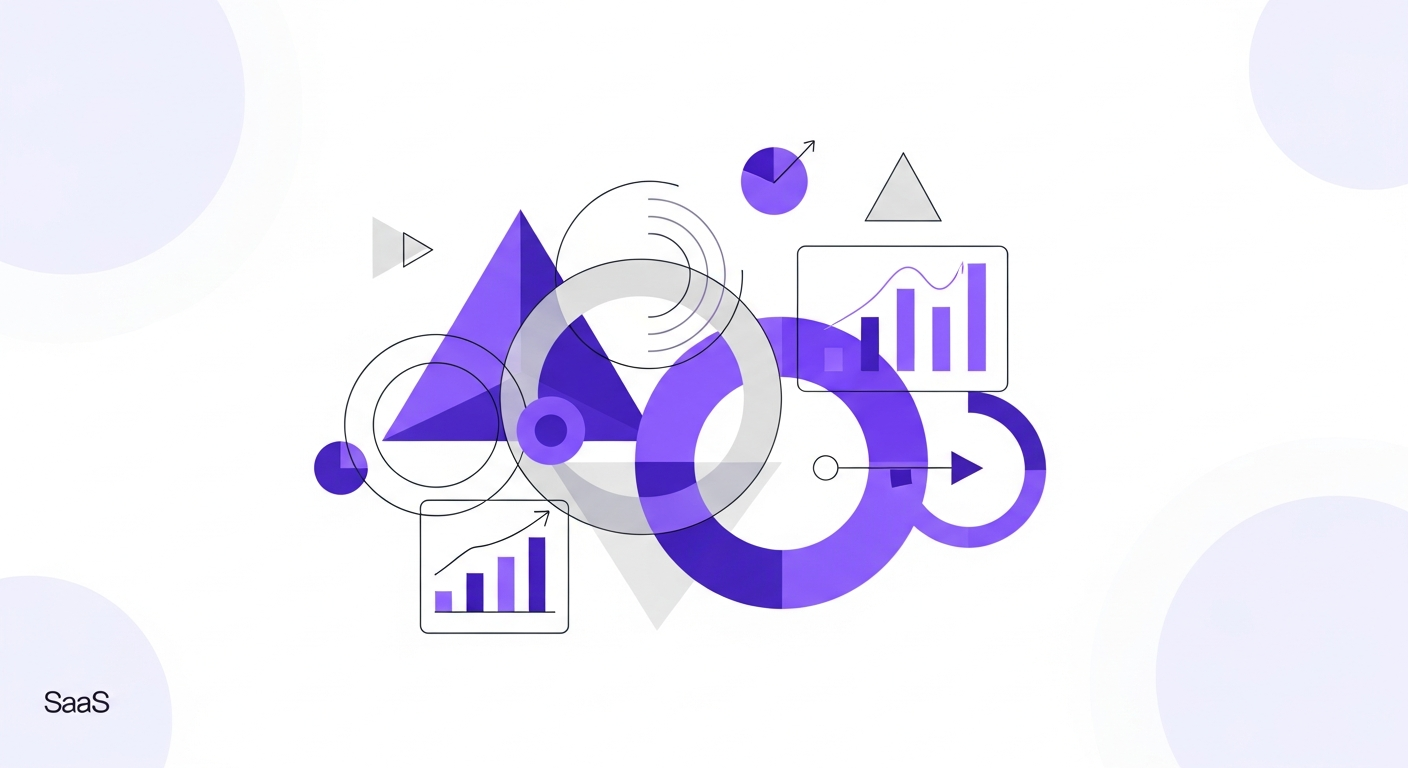 Ilustração de um dashboard de Customer Success com indicadores de saúde do cliente, mostrando alertas e métricas de satisfação