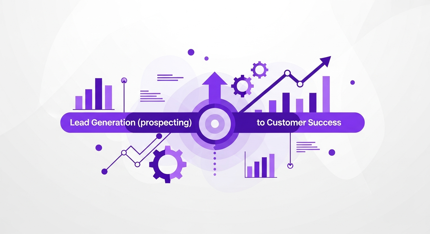 Diagrama de fluxo mostrando a integração perfeita entre os módulos de CRM, Agenda, Telefone VoIP e CS da SniperSell.