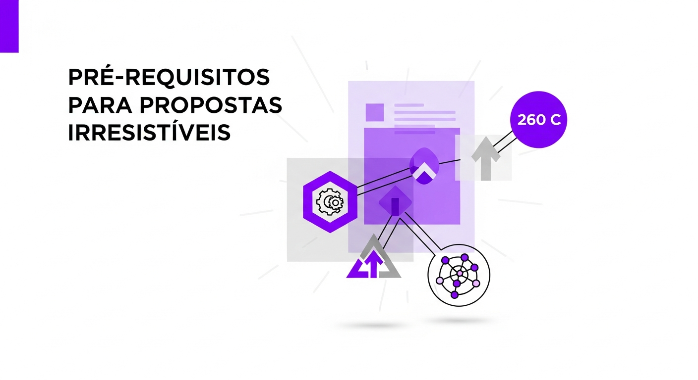  Equipe de agência digital colaborando em um tablet com uma plataforma de automação de propostas e CRM