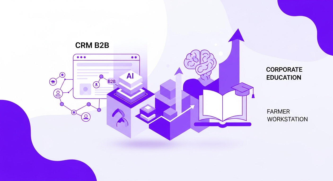 CRM B2B e IA: Desvendando a Expansão de Receita na Educação Corporativa
