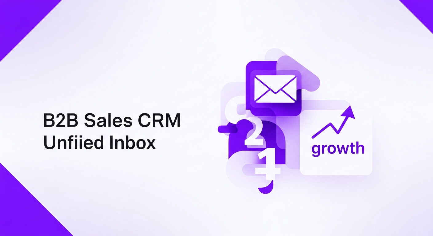 CRM para Vendas B2B: Como a Caixa de Entrada Unificada Acelerou a TechGrow