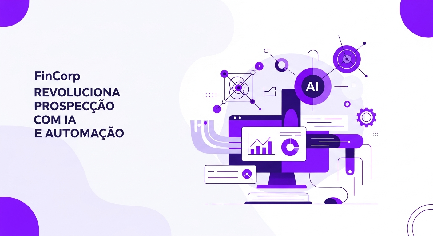CRM para Vendas B2B: FinCorp Revoluciona Prospecção com IA e Automação